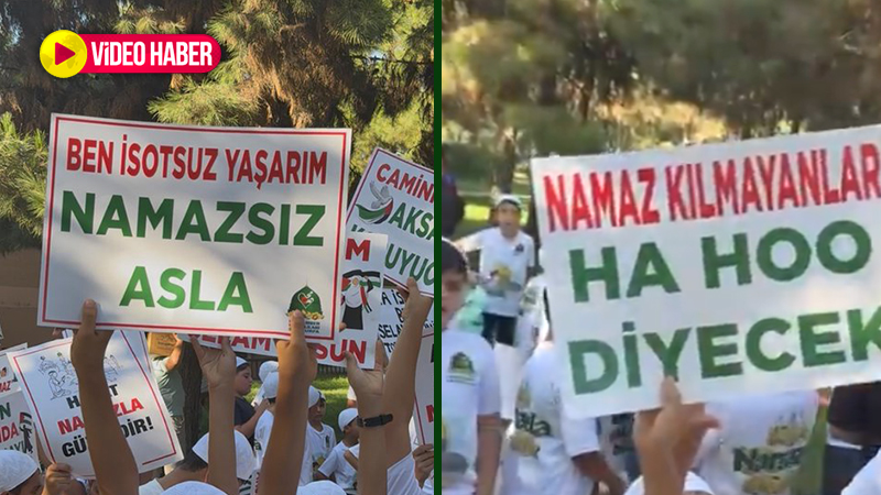 Şanlıurfa’da çocuklara namaz sevgisi aşılandı! “Namaz kılmayan haho diyecek”