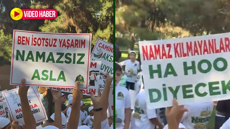 Şanlıurfa’da çocuklara namaz sevgisi aşılandı! “Namaz kılmayan haho diyecek”