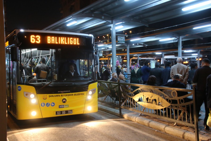 Şanlıurfa’da iftar öncesi ve sonrası otobüs saatleri nasıl olacak?