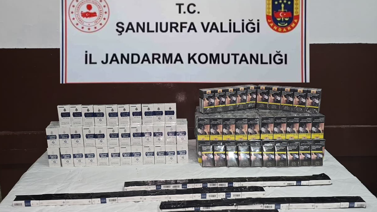 Şanlıurfa’da kaçak sigara ticaretine darbe!