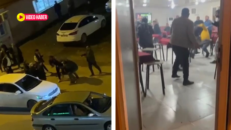 Şanlıurfa’da kıraathane savaş alanına döndü!  Sandalye, masa, ıstakalar havada uçuştu