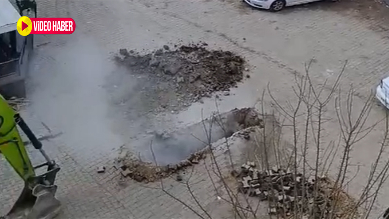 Şanlıurfa’da korku dolu anlar: Doğal gaz borusu patladı!