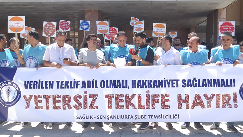 Şanlıurfa’daki sendikadan zam teklifine tepki!