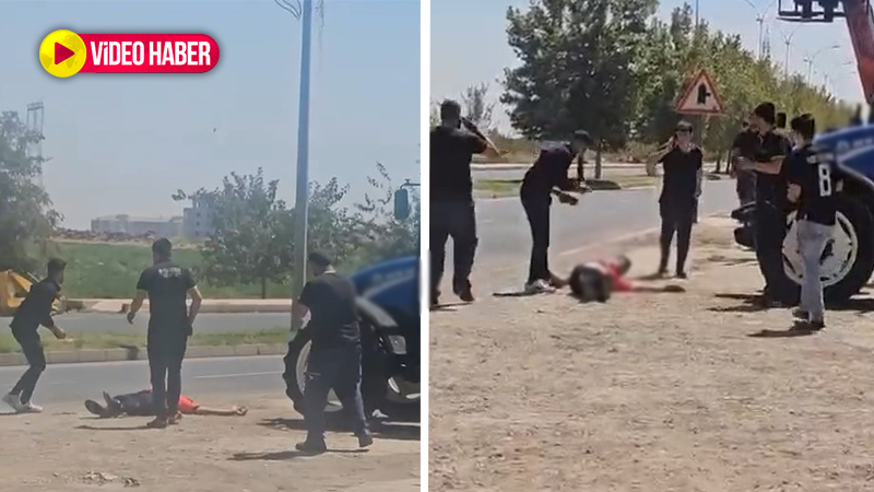 Şanlıurfa’da silahlı saldırı olayı cep telefonu kamerasında!