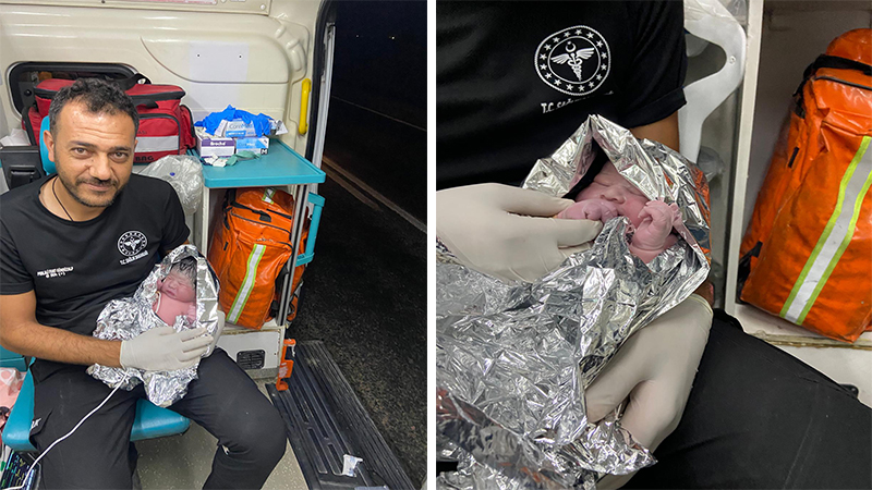 Şanlıurfa’da sirenler arasında gelen mucize!