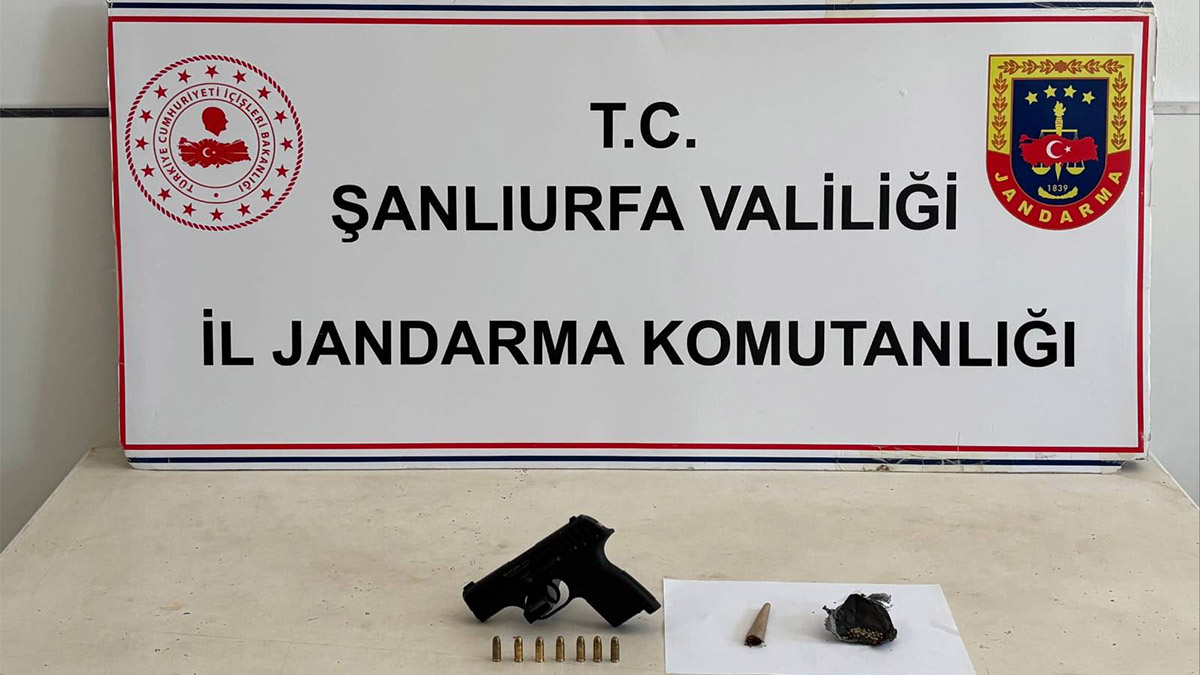 Şanlıurfa’da şüpheli hareketler yakayı ele verdi! 2 gözaltı