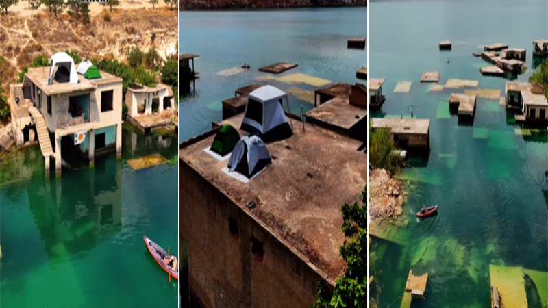 Şanlıurfa'da "Survivor" macerası! Sulara gömülü köyde hafta sonu…