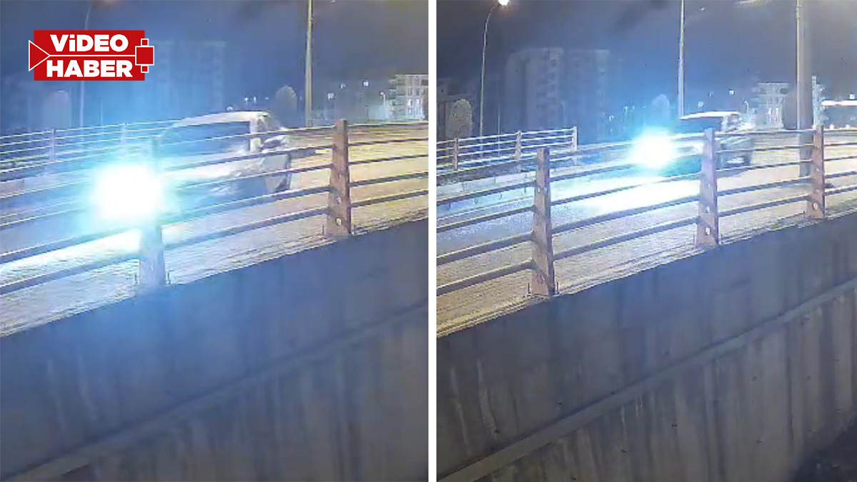 Saniye saniye kaydedildi: Şanlıurfa’da ters yönde ilerleyen alkollü sürücü kaza yaptı