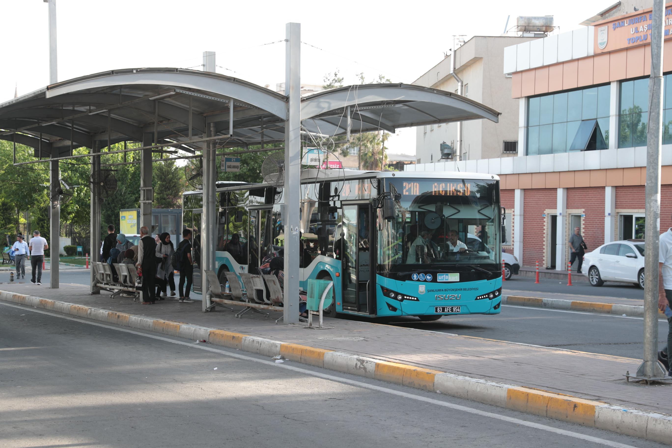 Şanlıurfa’da toplu taşıma ücretsiz oldu