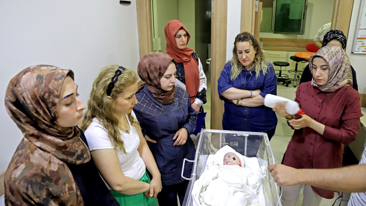 Şanlıurfa'da yenidoğanlar için hayati eğitim