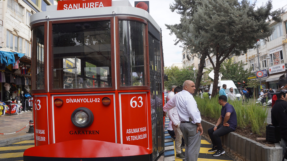 Şanlıurfa’daki tramvay sosyal medyada olay oldu!