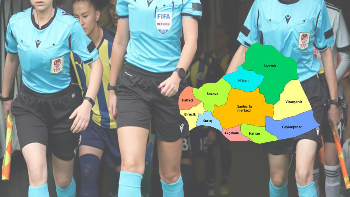 Şanlıurfalı kadın hakem FIFA testlerini başarıyla geçti!