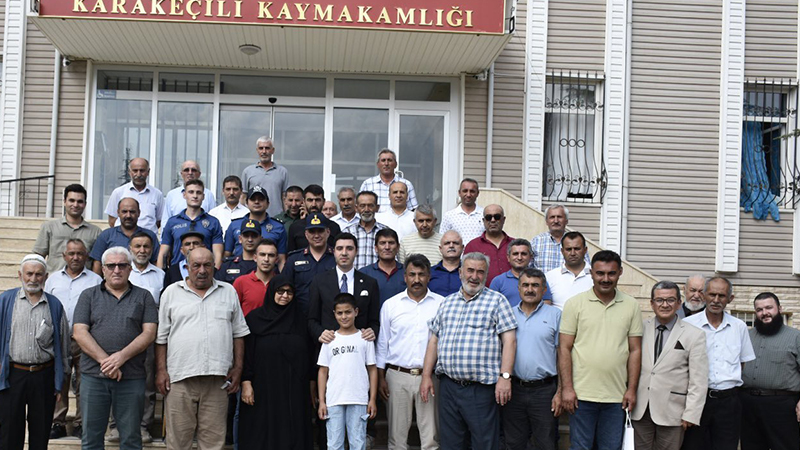 Şanlıurfalı kaymakam şiirle veda etti