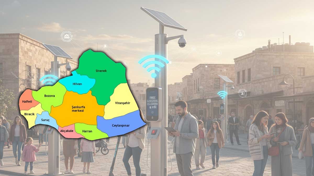 Şanlıurfalılar müjde! Elektrik ve internet sokaklarda bedava oluyor