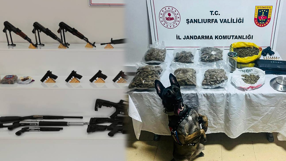 Şanlıurfa’da operasyonda mühimmat ele geçirildi! Gözaltılar var