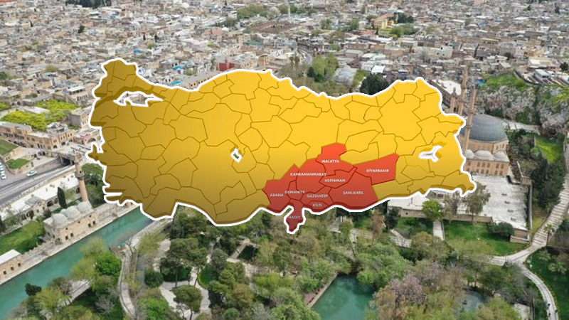 Şanlıurfa’nın beklediği haber Adıyaman, Maraş, Hatay, Malatya ve Antep’e verildi