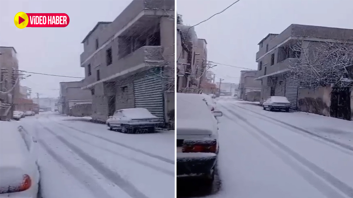 Şanlıurfa’nın sınır ilçesi beyaza büründü: Sevinç ve korku bir arada!