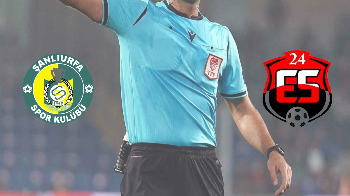 Şanlıurfaspor maçında düdük çalacak hakem belli oldu