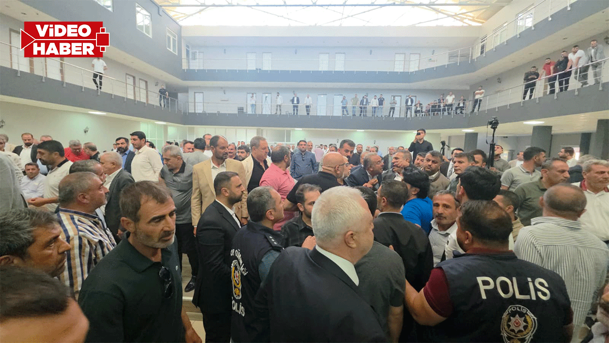 Şanlıurfaspor seçimlerinde tansiyon yükseldi! Kongreye ara verildi