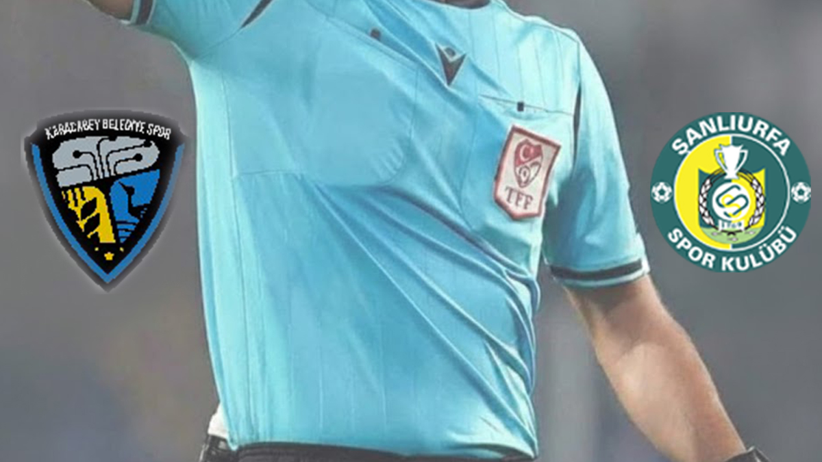 Karacabey-Şanlıurfaspor’un maçının hakemi belli oldu!