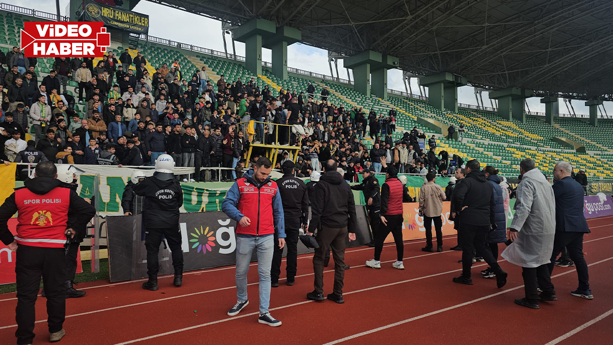 Şanlıurfaspor maçı sonrası gerginlik!