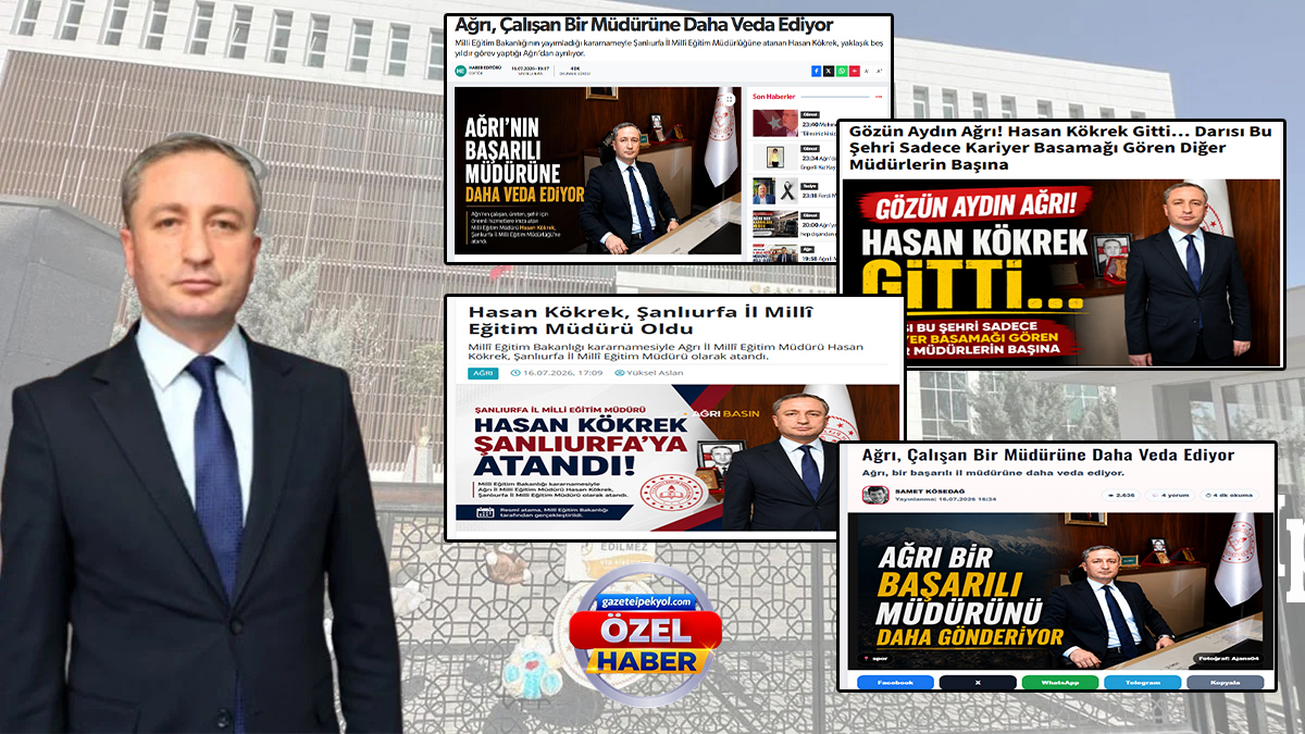 Şanlıurfa’ya atanan yeni müdür için Ağrı basını ne dedi?