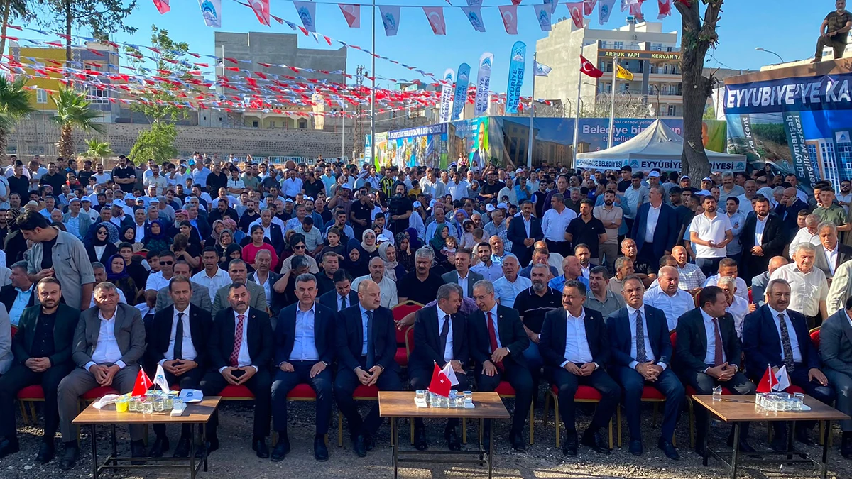 Eyyübiye Belediyesine yeni hizmet binası! Temeli atıldı
