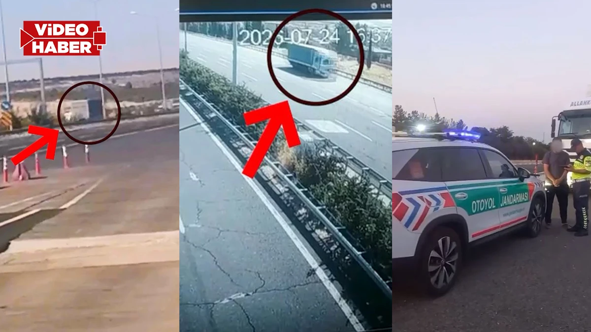 Otoyolda ters yöne gitmenin bedeli ağır oldu!  Şanlıurfa'da sürücüye dev ceza