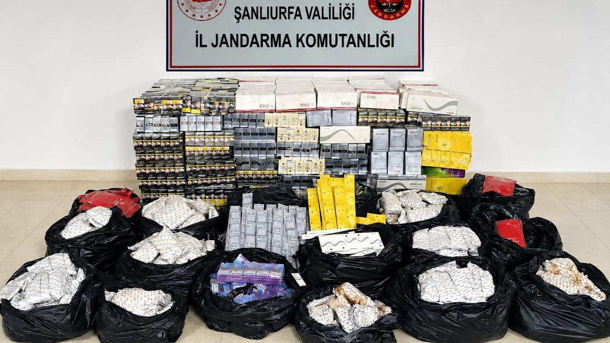 Şanlıurfa’da milyonluk kaçakçılığa jandarma müdahalesi!