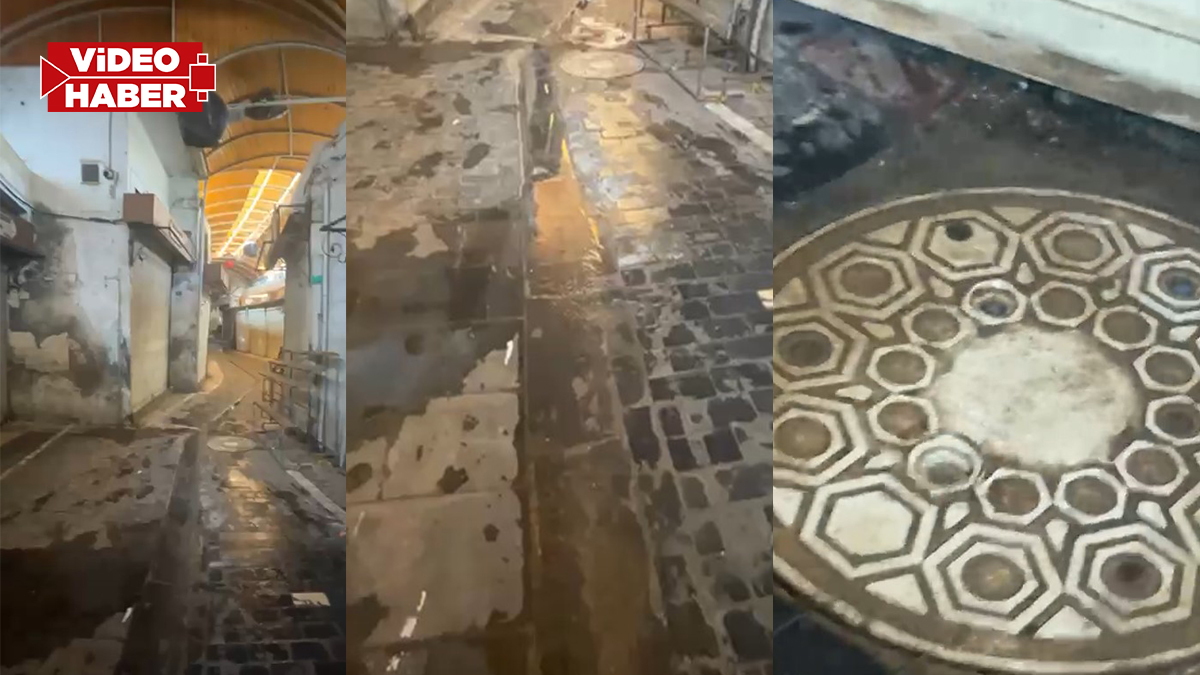 Şanlıurfa’da tarihi çarşıda rögar taşkını, esnaf mağdur