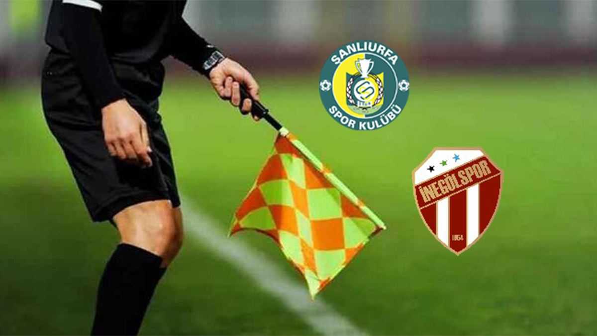 Şanlıurfaspor-İnegölspor maçının hakem kadrosu açıklandı!