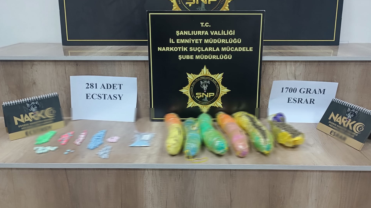 Şanlıurfa’da emniyetten narkotik operasyonu! Zehirden gelen paralara el konuldu