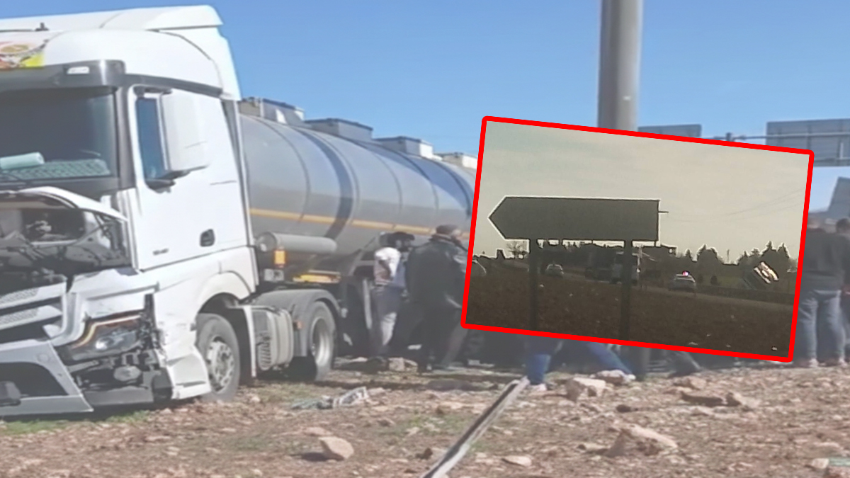 Şanlıurfa-Viranşehir yolunda korkutan çarpışma!
