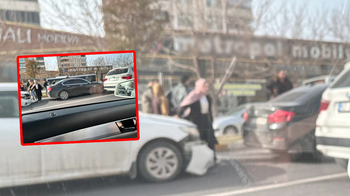 Şanlıurfa’da araçlar çarpıştı, trafik aksadı!