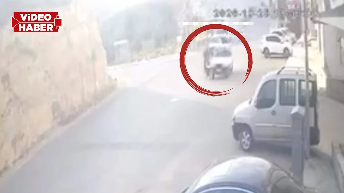 Şanlıurfa’da motosikletli kazadan böyle kurtuldu!