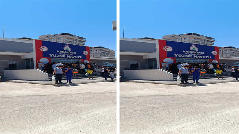 Karaköprü'de skandal uygulama: Serinlemek için gittiler, sinir krizi geçirdiler!