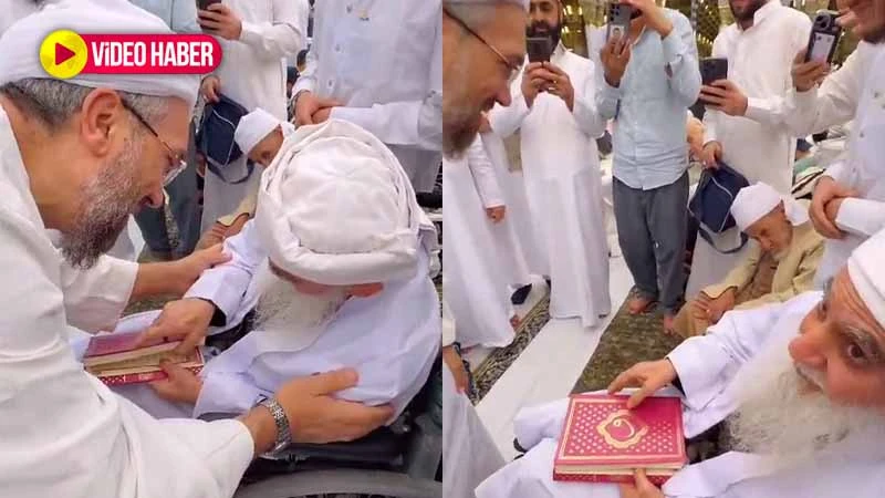 Urfa’nın tanınmış alimi Şeyh Muhammed Ali Mescid-i Nebevi’de