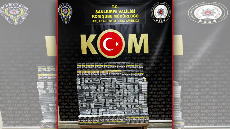 Şanlıurfa’da kaçakçılık operasyonu! Sınır ilçesinde ele geçirildi