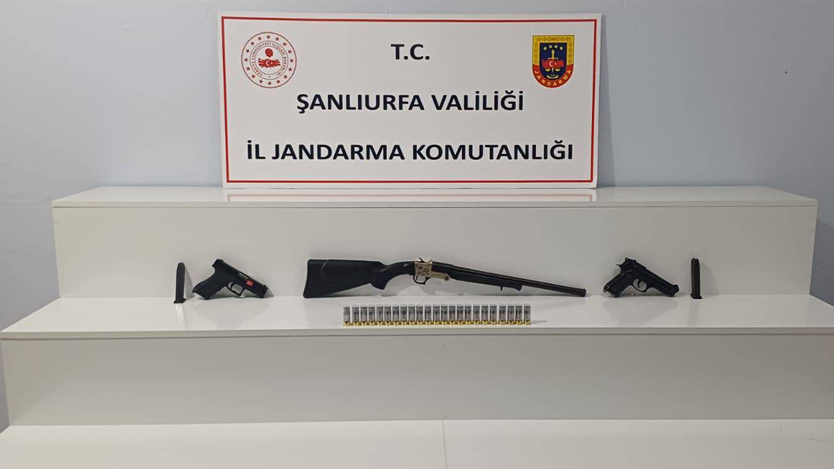 Şanlıurfa’da jandarma silah kaçakçılığına geçit vermedi! 5 gözaltı