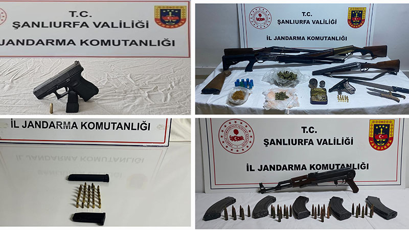 Yer Şanlıurfa: Ev değil resmen cephanelik