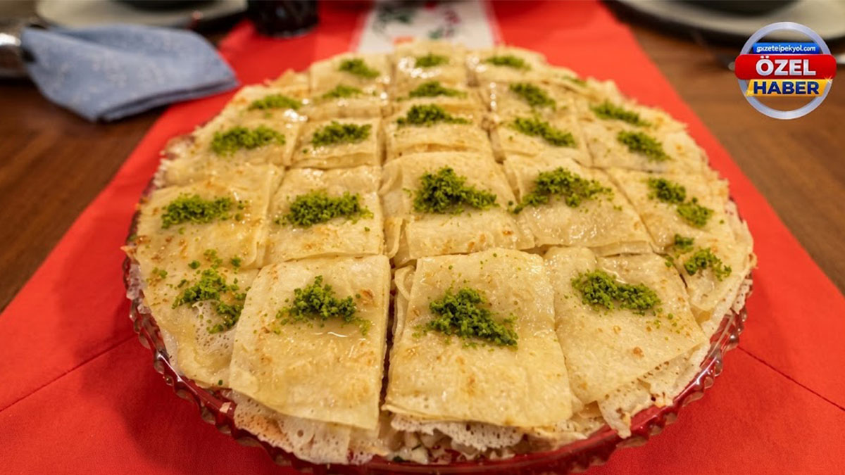 Şanlıurfa’da adı şaşırtıyor, tadı mest ediyor! Bu tatlı hayran bırakıyor
