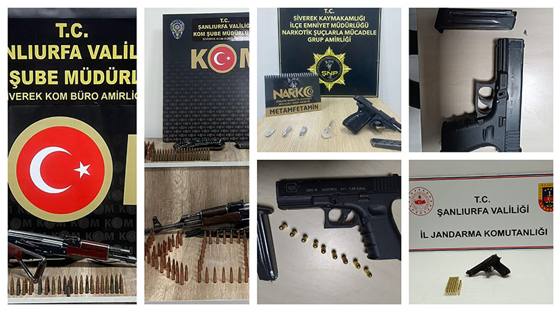 Siverek'te asayiş operasyonları başarılı sonuçlandı