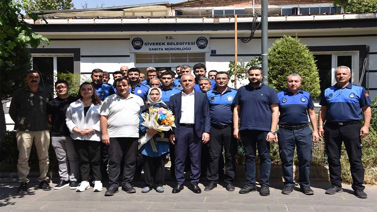Siverek Belediyesinden zabıtaya anlamlı jest