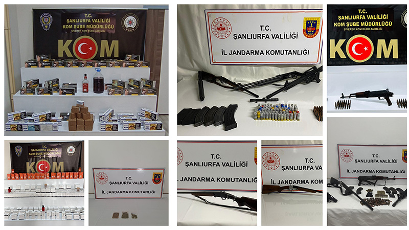 Şanlıurfa'nın ilçesinde aranan onlarca şahıs yakalandı