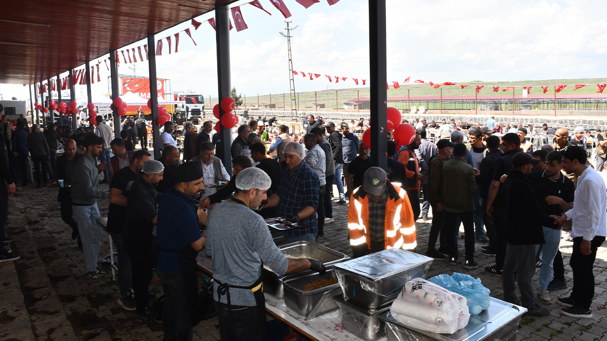 Siverek’te emekçilerin dayanışma sofrası!
