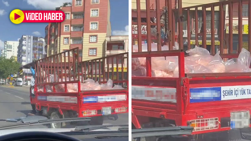 Şanlıurfa’da bayram öncesi taşıma görüntüleri tepki çekti: Hijyen sıfır