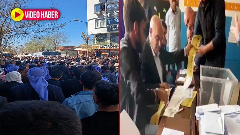 Siverek’te durum gergin! Yeniden Refah taraftarları adliye önünde