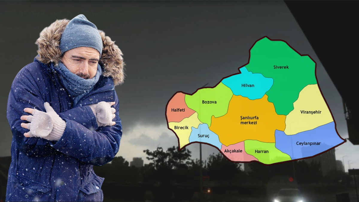 Şanlıurfa’nın bu ilçesi resmen donacak! Saatler içinde 20 derece düşüyor