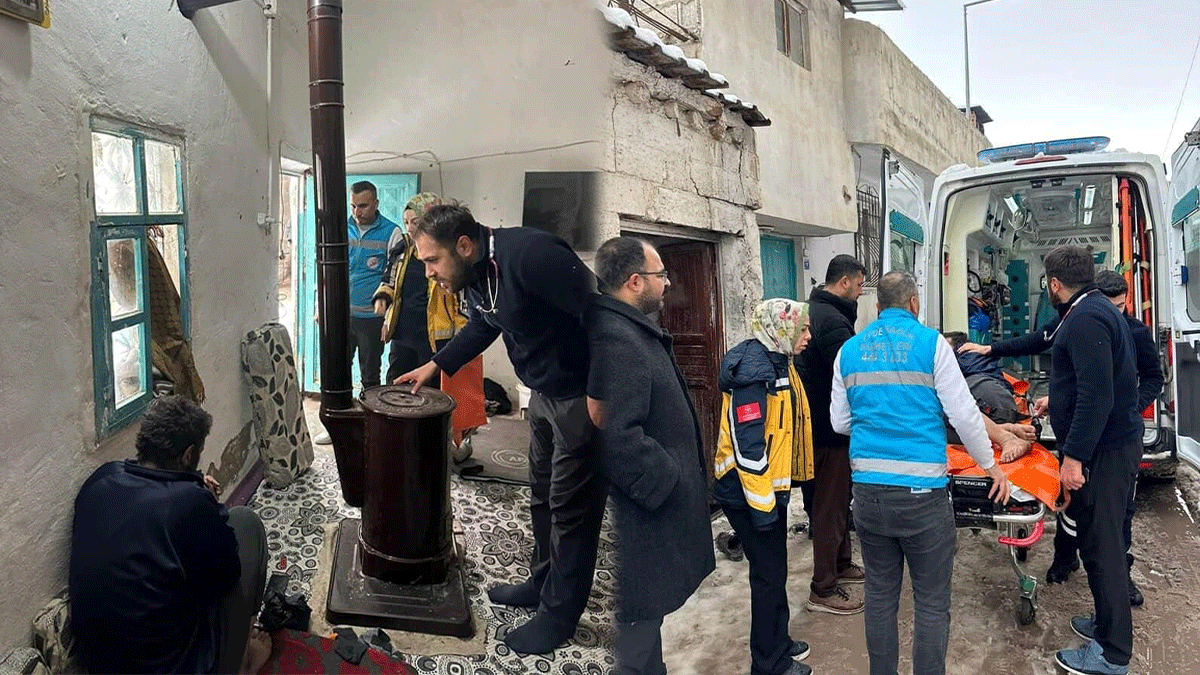 Şanlıurfa'da psikolojik sorunları olan baba hastaneye kaldırıldı