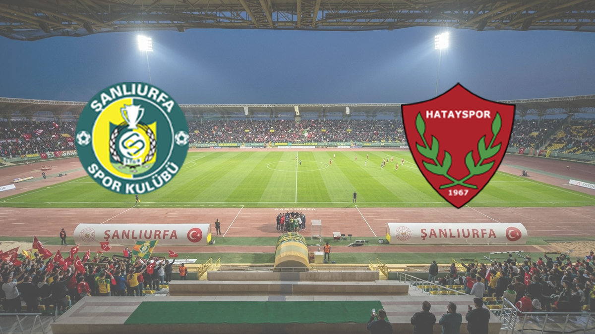 Şanlıurfaspor-Hatayspor maçında ilk düdük çaldı